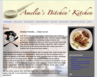 Screen shot of www.ameliasbitchinkitchen.com